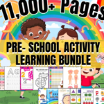 Preschool activity learning bundle