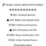 30,000 social media posts.